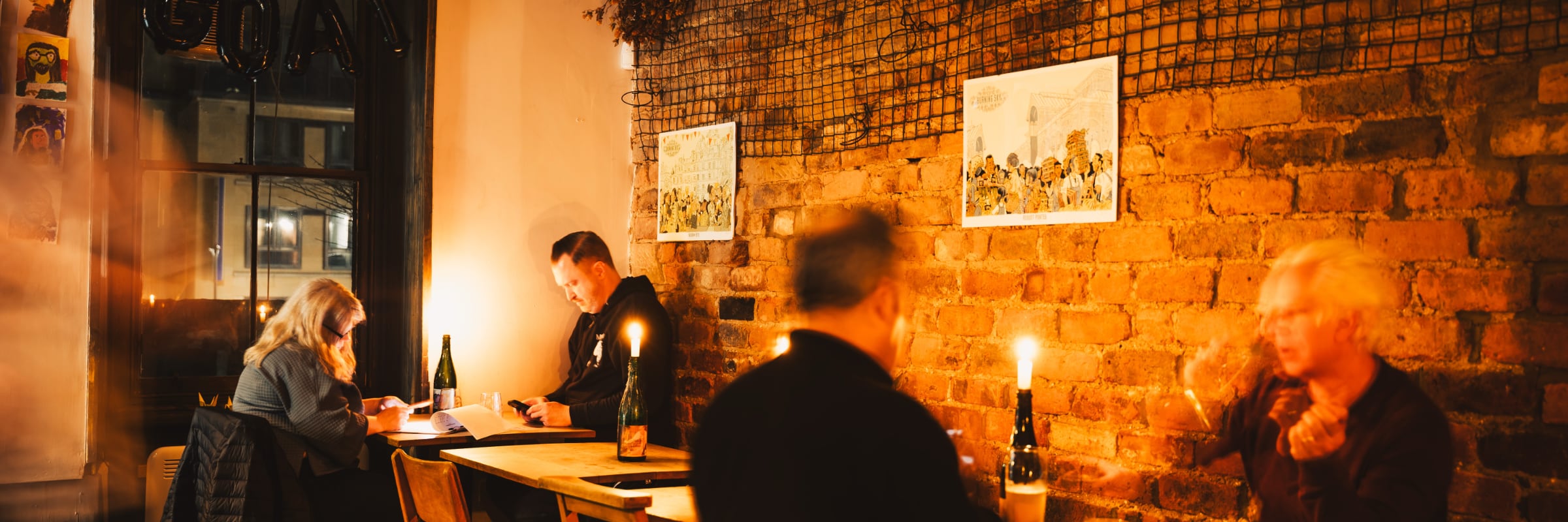 Salt Horse bar at night